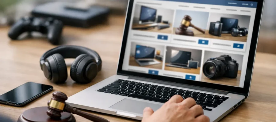 Leilão online de eletrônicos vale a pena?