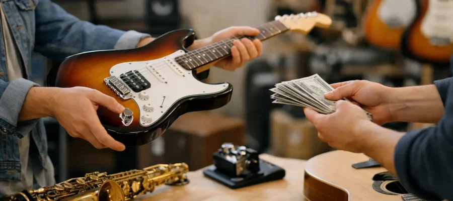 Onde vender instrumentos musicais usados