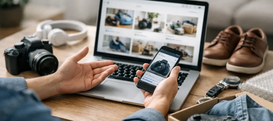 Como negociar itens seminovos online